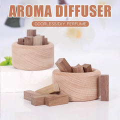Diffuseur d'arôme en bois sans parfum, bricolage, parfum, salon, salle de bains, toilettes, chambre à coucher, bureau, accessoires pour la maison, décorations d'aromathérapie