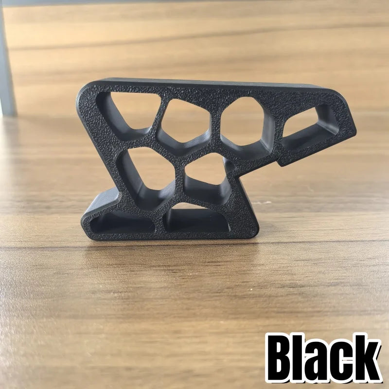 Window/balcony door stop with rail lock, heavy-duty door stop, non-slip door wedge, wall protector, easy installation/removal