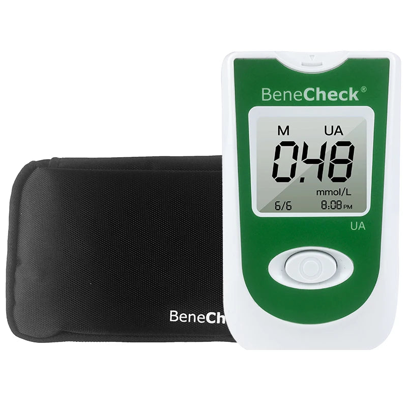 Benecheck-Compteur automatique d'acide urique, bandelettes de test, kit 10ua, 25ua, 10/25 pièces