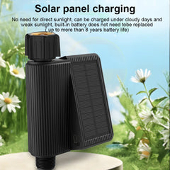Tuya Wifi Smart Watering Timer, Solar Powered Drip Irrigation System, Built-in Water Flow Recorder, Water Controller