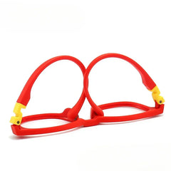 Children's silicone blue light blocking glasses, computer glasses, ultra-light frame, eye protection glasses, for kids, boys, and girls