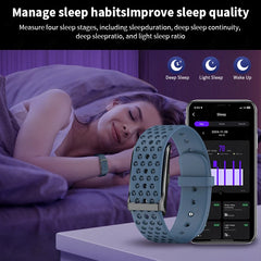 LIGE sans écran Bracelet intelligent fréquence cardiaque pression artérielle moniteur de sommeil podomètre sport Fitness Tracker hommes femmes Smartwatch 2025