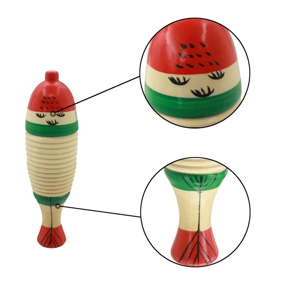 Jouet de poisson en bois Orff PerSCH, jouet musical pour tout-petits, apprentissage de la musique, cadeaux de Noël pour enfants, jouets pour bébé
