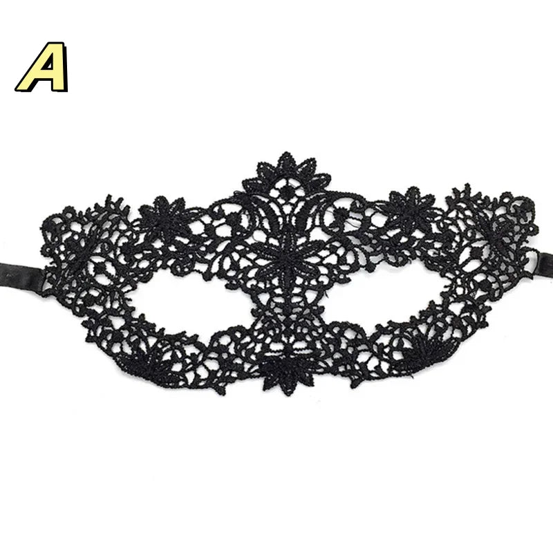 Masque pour les yeux en dentelle noire pour femmes, Sexy, Floral, mascarade, bal, princesse reine, maquillage de fête, Cosplay, boîte de nuit, accessoires