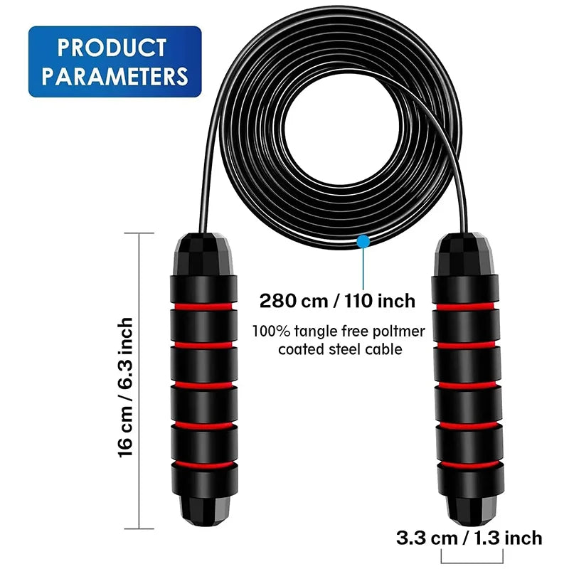 1 pièces la nouvelle corde à sauter fil d'acier exercice de saut réglable saut Fitness entraînement entraînement équipement de Sport à domicile sans enchevêtrement