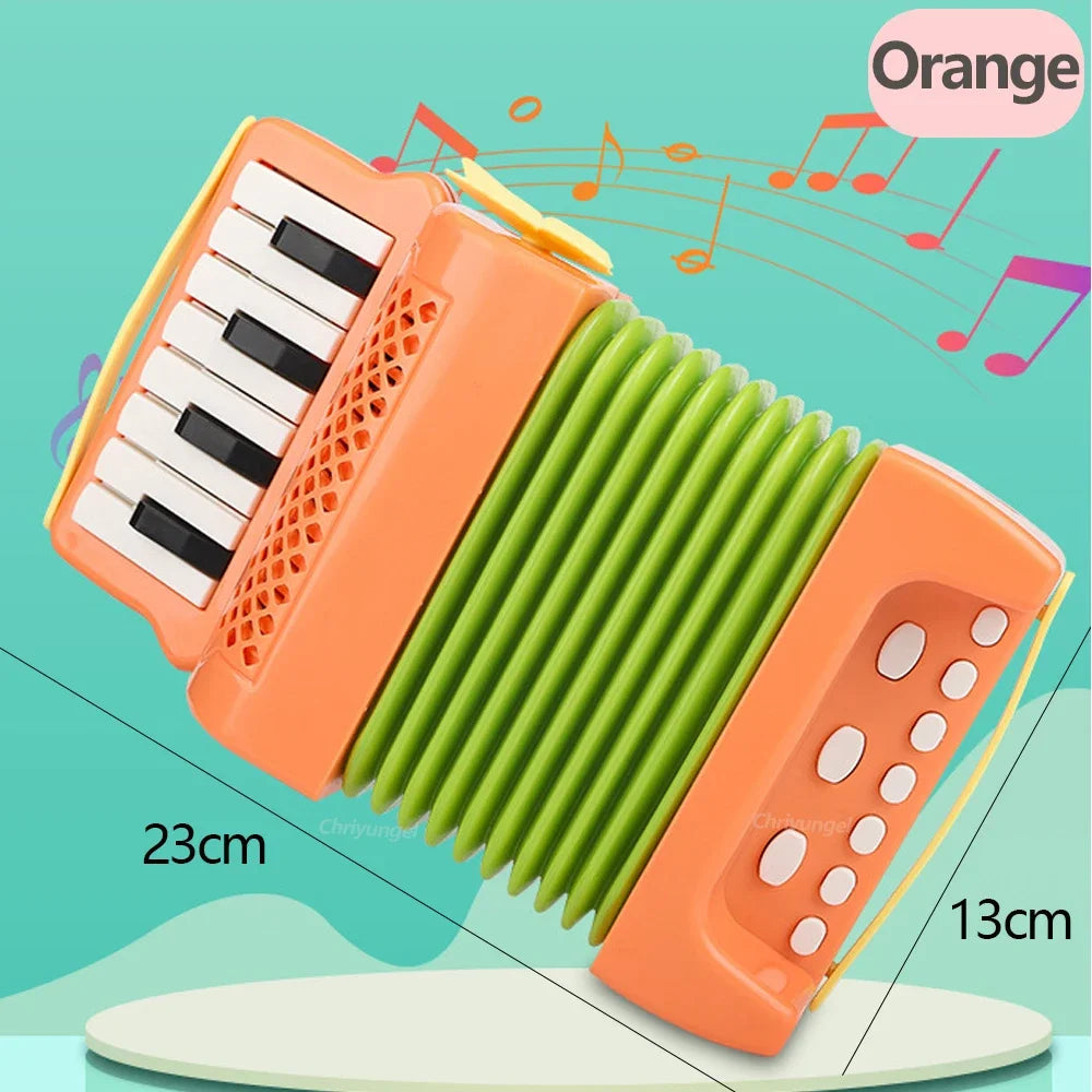 Jouet accordéon pour tout-petits, Instrument de musique, jouets éducatifs, cadeaux de développement d'intérêt musical pour enfants, garçons et filles