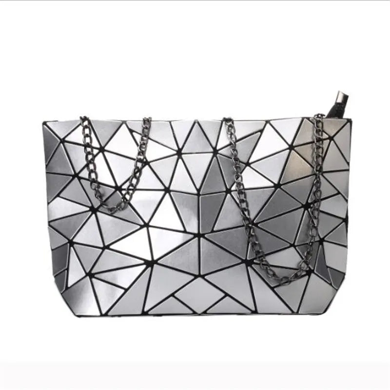 sac a mains femme sac de luxe femme Bao-Sacs à main géométriques argentés pour femmes, sac à bandoulière, messager initié, fourre-tout de luxe, mode, designer, E27, 2023