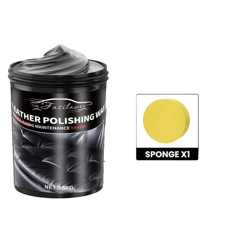 Crème revitalisante et réparatrice pour cuir – 150 ml, conditionnement et protection en profondeur pour sièges auto, canapés, vestes, chaussures, sacs et