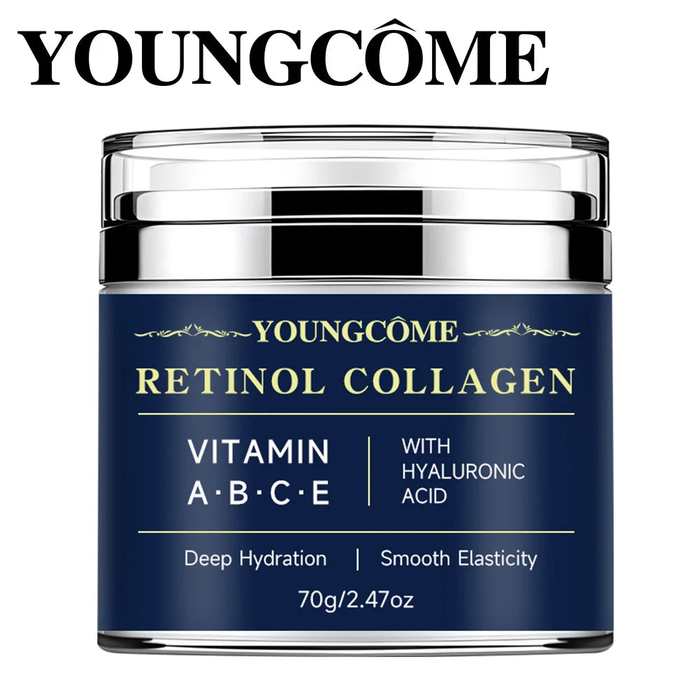 Crème anti-âge raffermissante et liftante, estompe les ridules, blanchissante, éclaircissante, soins de la peau, cosmétique au collagène de rétinol, déformable, remodelé