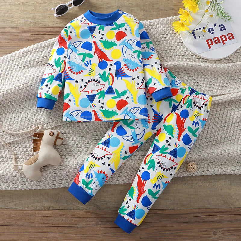 Little maven hiver automne garçons filles ensembles 2025 noël t-shirts hauts + pantalons ensembles enfants vêtements enfants vêtements coton