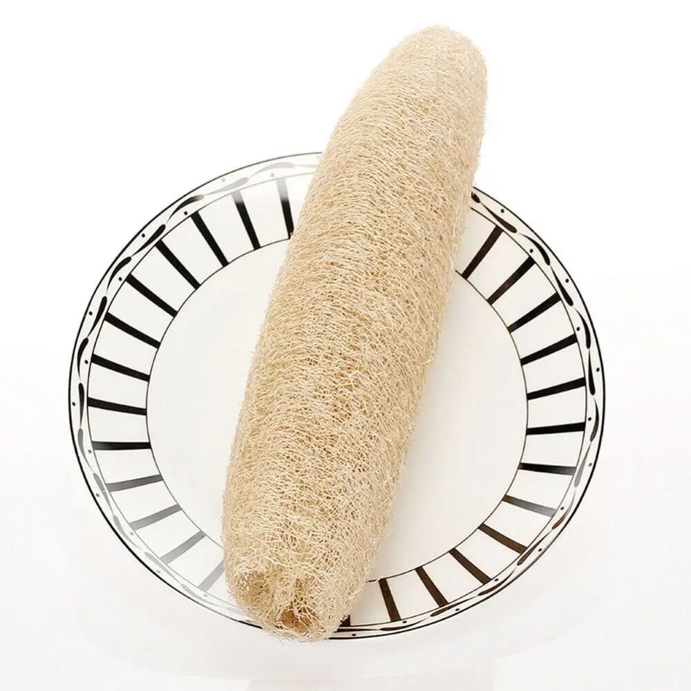 Éponge Luffa naturelle antiarina, bonne absorption, torchons de bain, éponge de douche Linge, plantation de pingouin long, luffa logique, cuisine