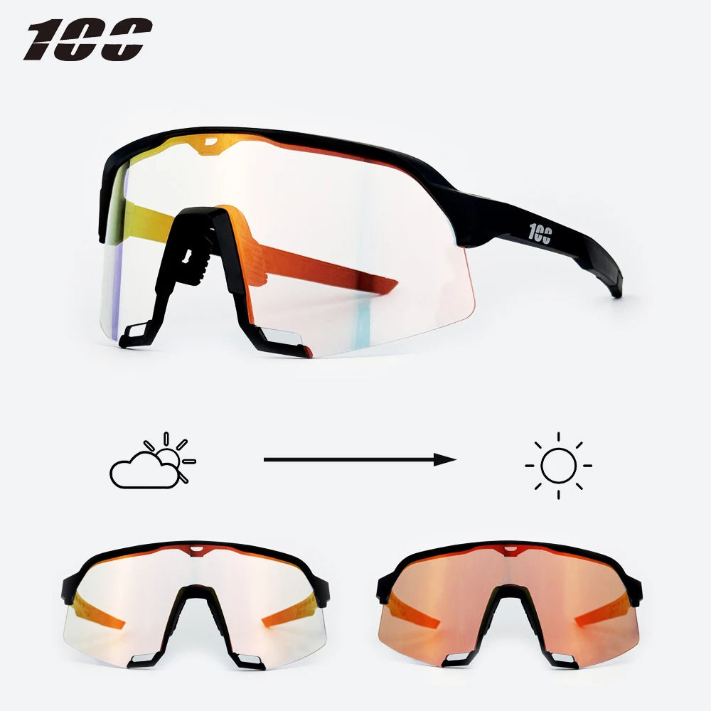 100 lunettes de soleil de cyclisme UV400 TR90 lunettes de vélo de sport vtt VTT pêche randonnée équitation lunettes pour hommes femmes sport