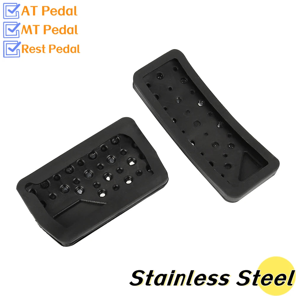 Couvercle de pédale de frein à gaz, 2 pièces, accessoires de voiture, pour Jeep Grand Cherokee Dodge Durango 2011 2012 2013 2014 2015 2016 2017 2018