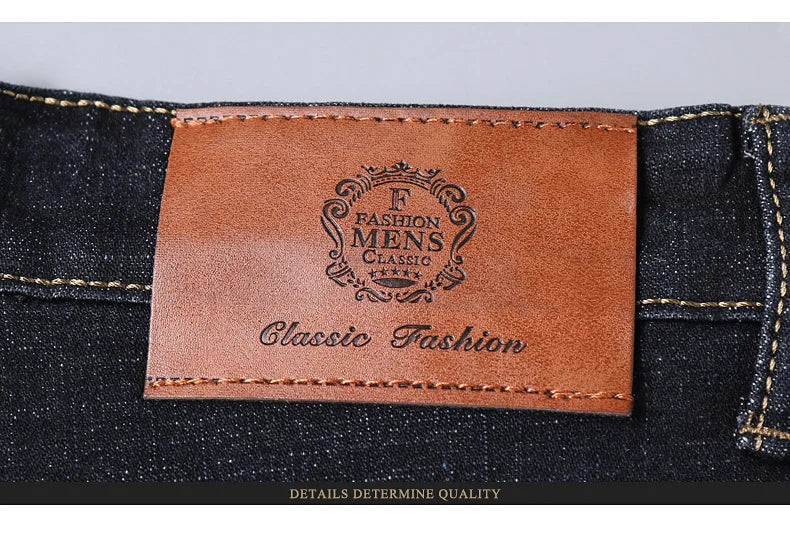 Jean classique pour homme, salopette en denim, doux, noir, taille 32-38, nouvelle collection