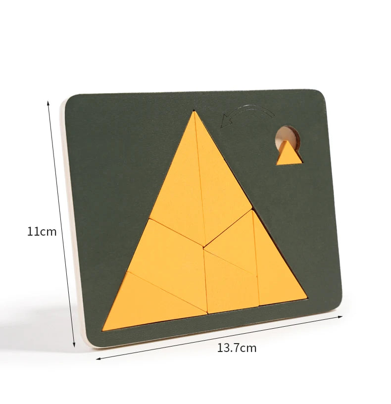 Puzzles géométriques en bois défi Impossible combustion du cerveau décompression qi esprit casse-tête pour adultes enfants
