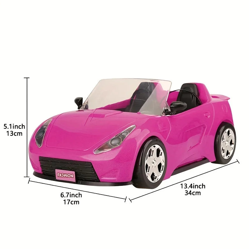 Modèle de voiture enfants jouets voiture en plein air enfants jeu maison de poupée accessoires pour 30 cm fille poupée bricolage anniversaire cadeau de noël jouet