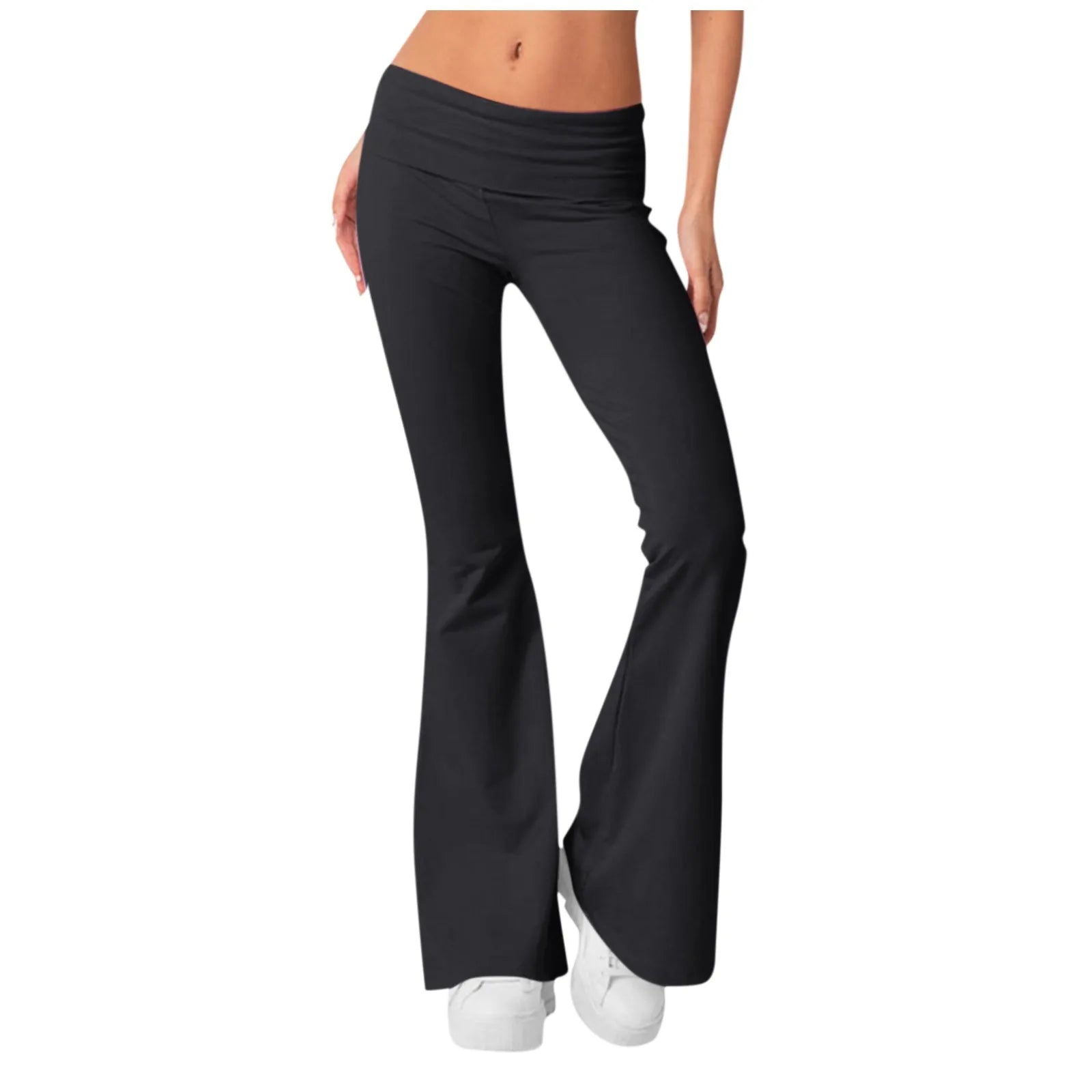 Leggings évasés pour femmes, taille haute, jambes larges, pantalons de Yoga, collants d'entraînement, de Fitness, de sport, vêtements amincissants décontractés