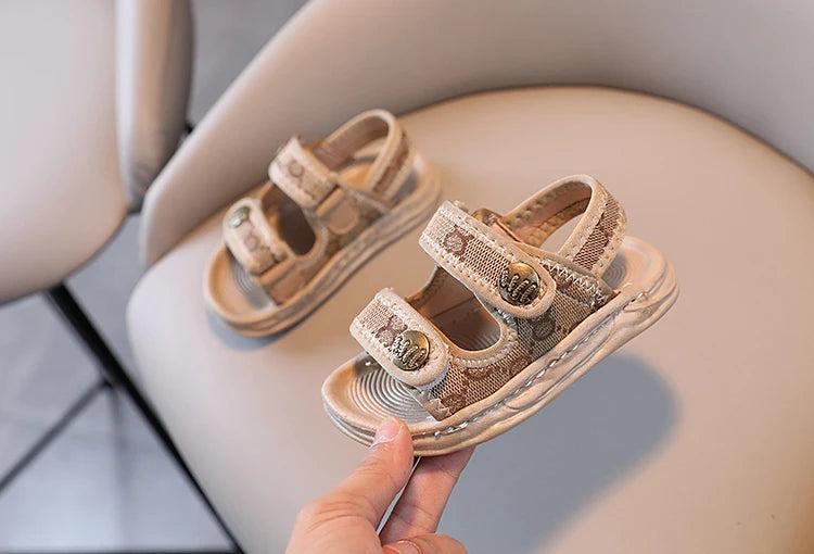 Sandales Confortables à Semelle Souple pour Garçon et Fille, Chaussures de Plage, Loisirs en Plein Air, Nouvel Arrivage, Été, 2024