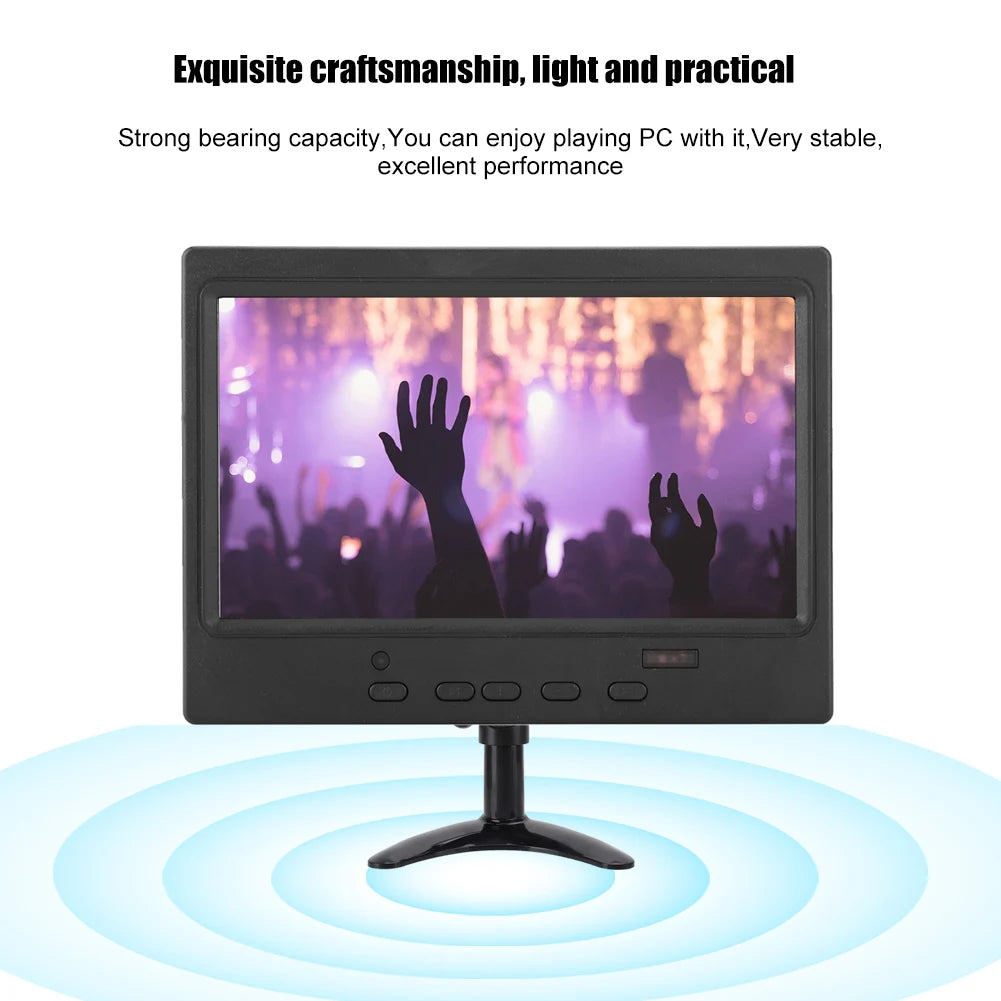 Support de moniteur support de moniteur accessoires PC 7 - 11.6 pouces ordinateur de bureau support de moniteur noir support accessoires PC