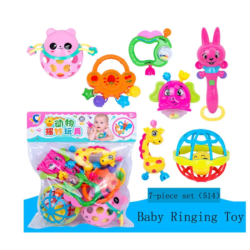 Hochet de développement précoce pour bébés de 0 à 12 mois, jouets de dentition pour nouveau-nés, jeux pour bébés, jouets, hochet de dentition