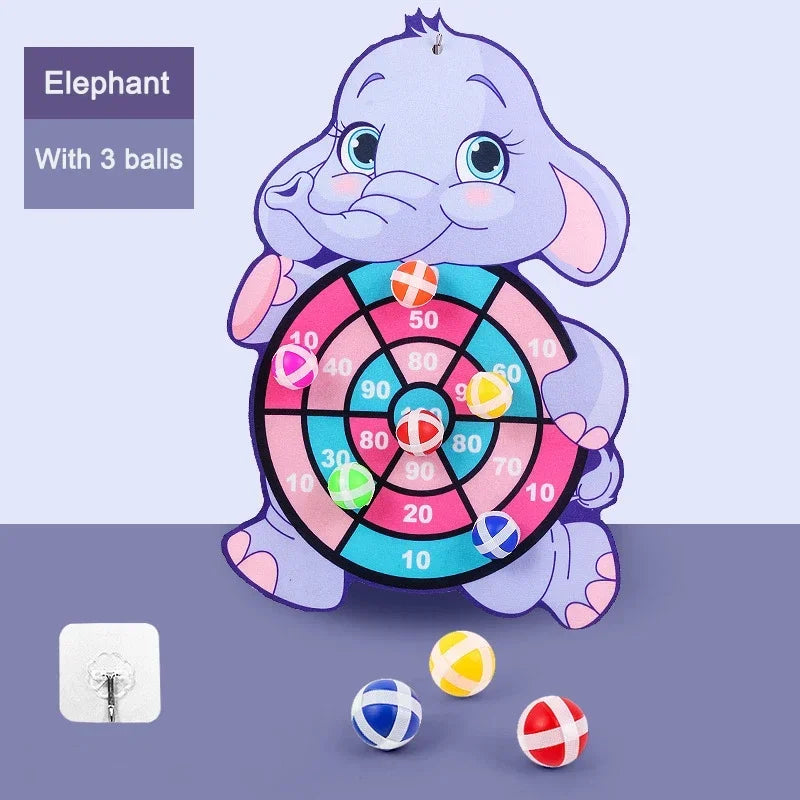 Jeu de fléchettes Montessori pour enfants, jouet pour bébé, balle collante, sports d'intérieur et d'extérieur