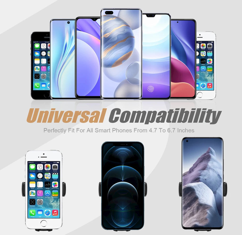 Support de téléphone portable pour écran d'affichage monté sur voiture, Rotation libre à 360 degrés, support pliable utilisé pour voiture et véhicule électrique