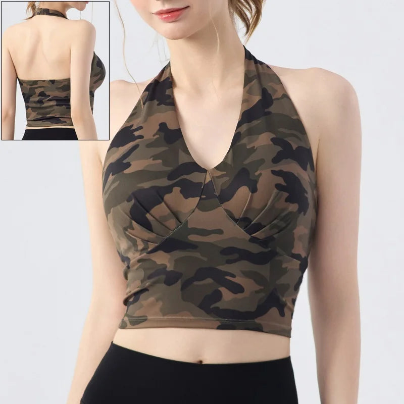 Cloud Hide – ensemble de Yoga Camouflage, vêtements de sport pour femmes, pantalons d'entraînement, Leggings, haut, soutien-gorge, chemise, costume de Fitness, S-XXL