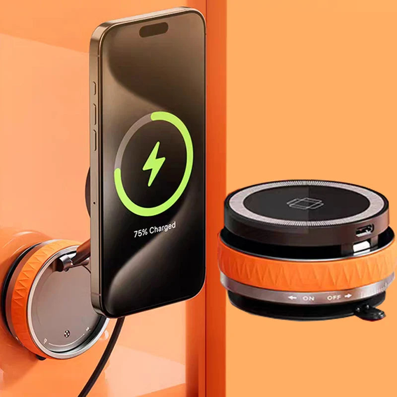 Support de téléphone magnétique pour voiture Magsafe pour support de voiture chargeur sans fil support de ventouses mobiles pour téléphone, 360 °   Téléphone de voiture rotatif