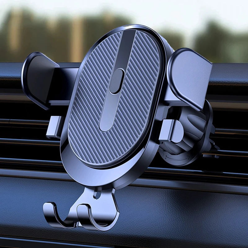 Support universel de téléphone de base de crochet de voiture, grille d'aération de voiture, tableau Prada, navigation de téléphone portable, support de téléphone anti-chute
