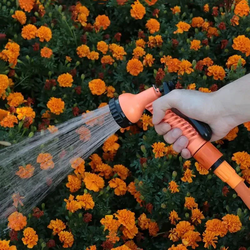Tuyau magique extensible, lavage de voiture à haute pression, 7 fonctions de pulvérisation d'eau, pistolet à eau, tuyau d'arrosage de jardin domestique