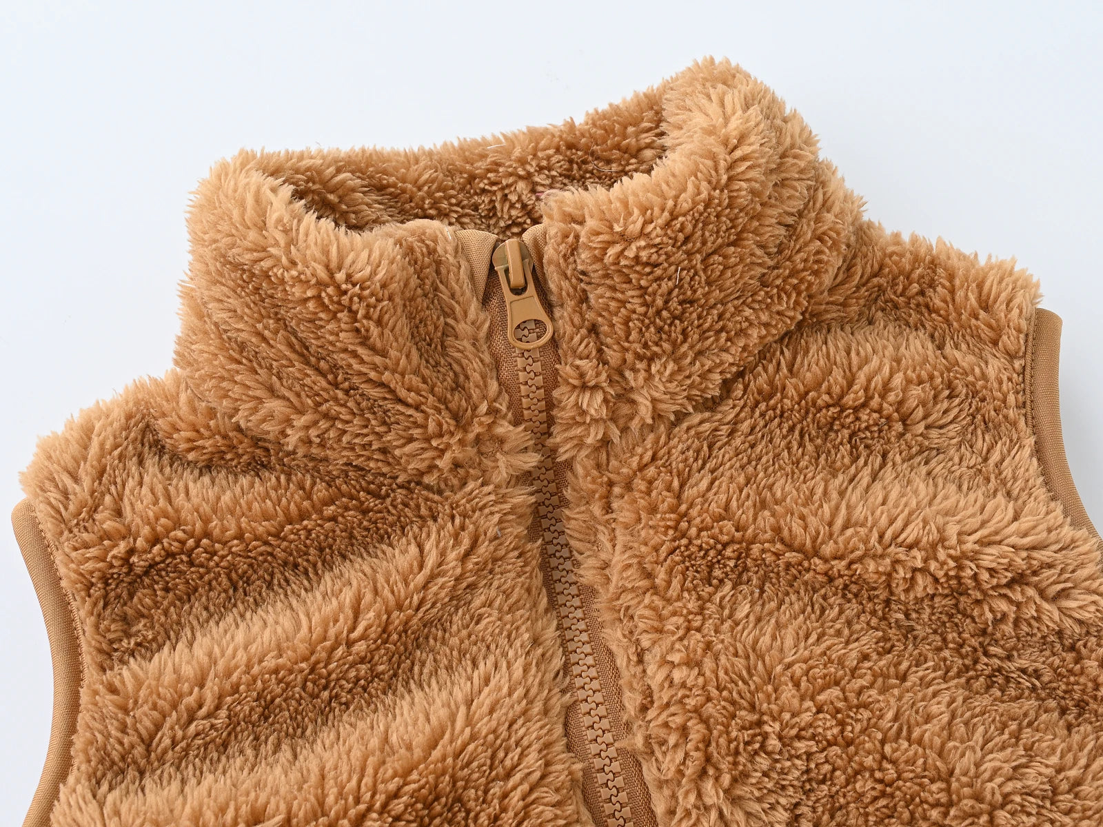Trench-Coat à fermeture éclair de couleur unie pour garçons, manteau d'hiver pour enfants