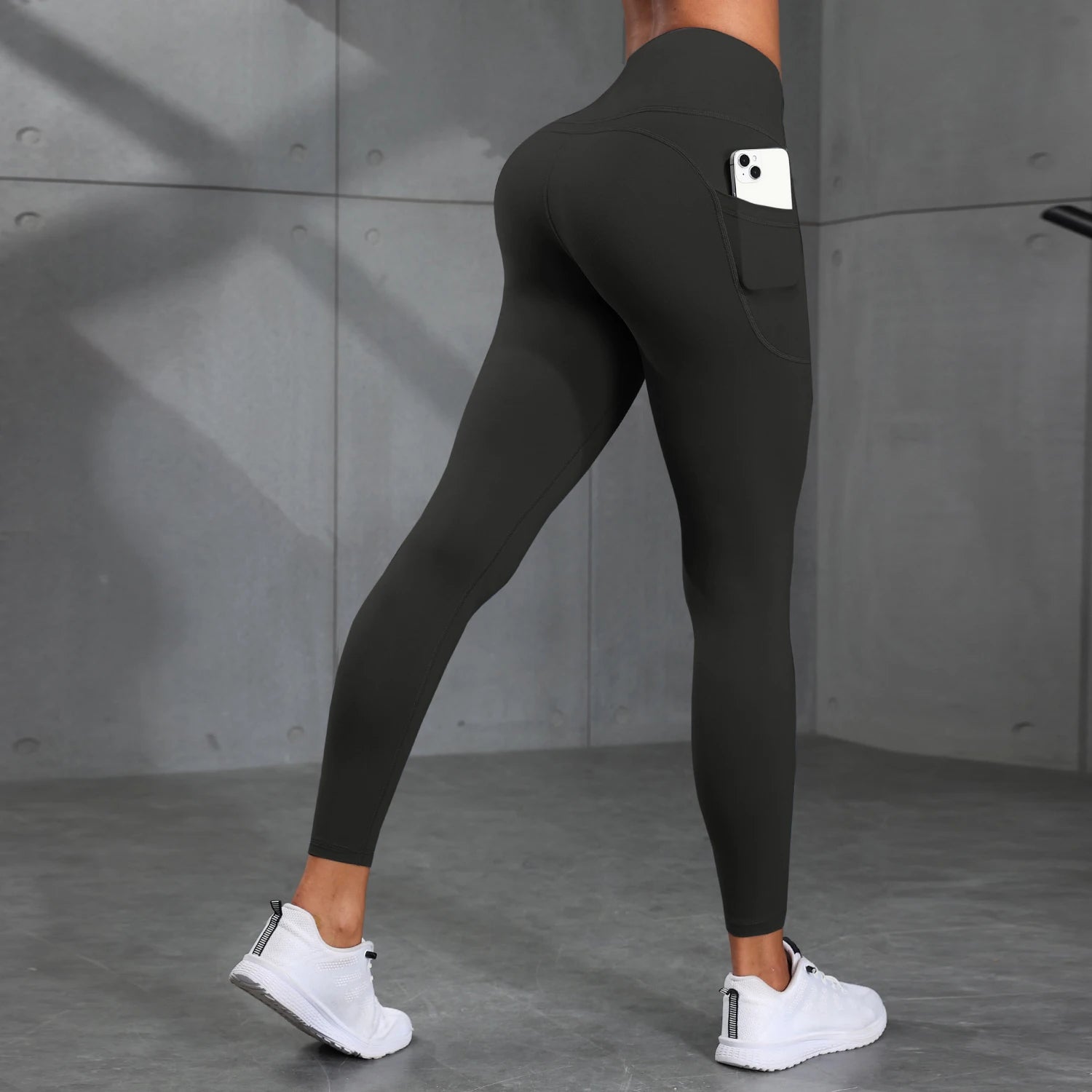 Pantalon de Yoga taille haute avec poches pour femmes, Leggings de Compression pour le sport, le Fitness, la course à pied