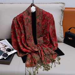 Foulard Paisley impressions Design Hijabs Pour Femme Cachemire Pashmina Chale Dame enveloppe Chaud Hiver Foulards Femme