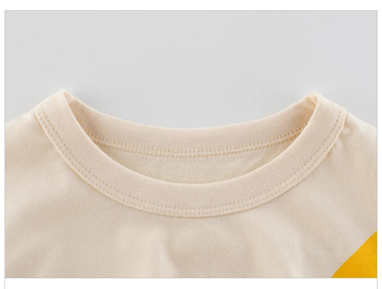 Vêtements d'été en coton pour bébés garçons et filles, t-shirt à manches courtes imprimé graffiti, haut pour enfants, tenue pour bébé, 2-8T
