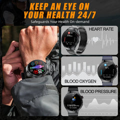 Nouvelle surveillance de la santé montre intelligente examen physique santé Wacth pression artérielle ECG + PPG Sport appel Smartwatch pour Android iOS