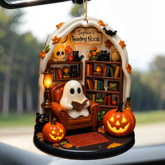 New Halloween Ghost Reading 2D Flat Ornaments Festival Atmosphere Theme Party Decorative Supplies Creative Home Decoration Accessory