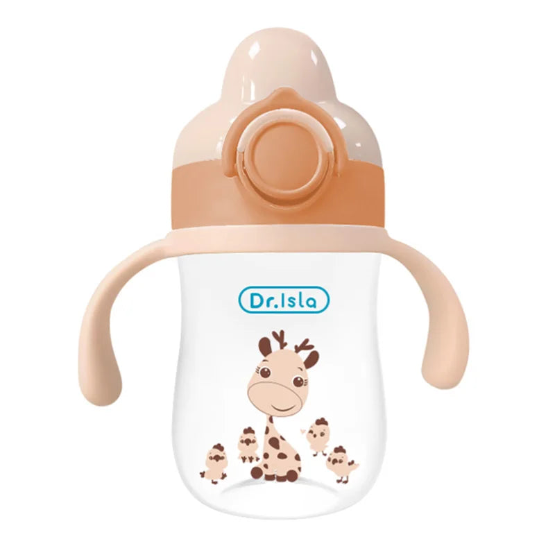 MAMIJOY 300ml biberons bébé tasse d'alimentation avec paille enfants apprendre alimentation bouteille à boire enfants formation tasses sans BPA