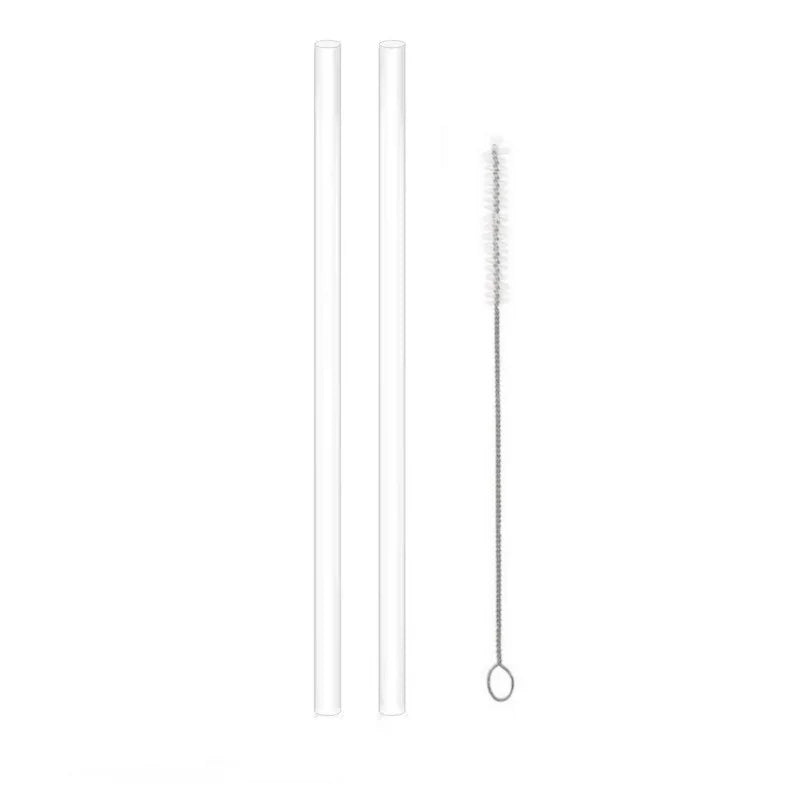 Paille de rechange réutilisable avec brosse pour livres, gobelet en plastique transparent, compatible avec Stan, 40 oz, 30 oz, 6 paquets