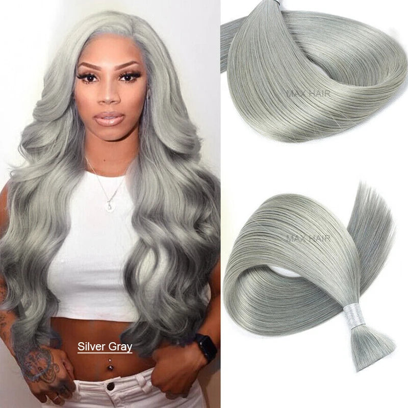 613 Straight Human Hair Bundles, No Weft, 100% Virgin, Highlighting Original Russian Natural Unprocessed Blonde Loose Extensions