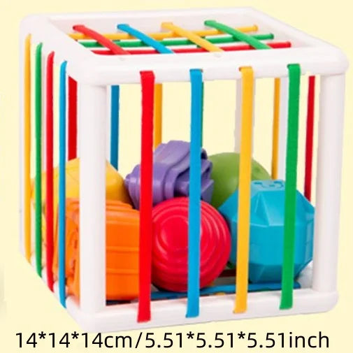 Jouets Montessori pour enfants de 0 à 12 mois, éducation précoce, césarienne arc-en-ciel, éclairage et préhension, formation sensorielle, jouets pour bébés en plastique