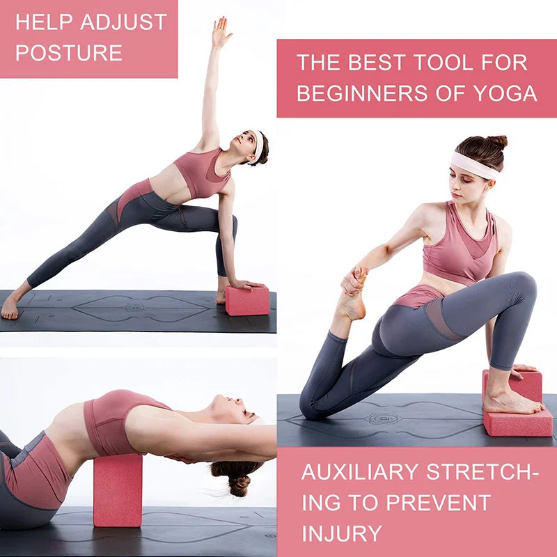 Blocs de Yoga, brique en mousse pour gymnastique, Pilates, exercice d'entraînement, Fitness, traversin, coussin d'étirement, façonnage du corps, Cubes de construction