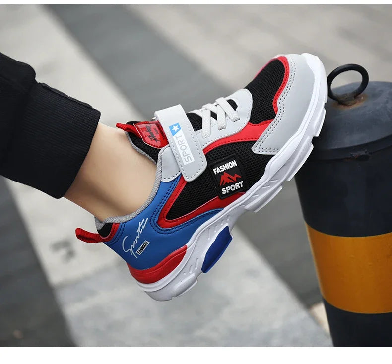 Chaussures pour enfants garçon baskets au printemps et en automne avec surface respirante antidérapante élève cuhk garçon garçon chaussures de mode