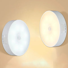 Lampe intelligente avec détecteur de mouvement, Rechargeable par Usb, lumière blanche chaude pour cuisine, escaliers, couloir, placard, chambre à coucher