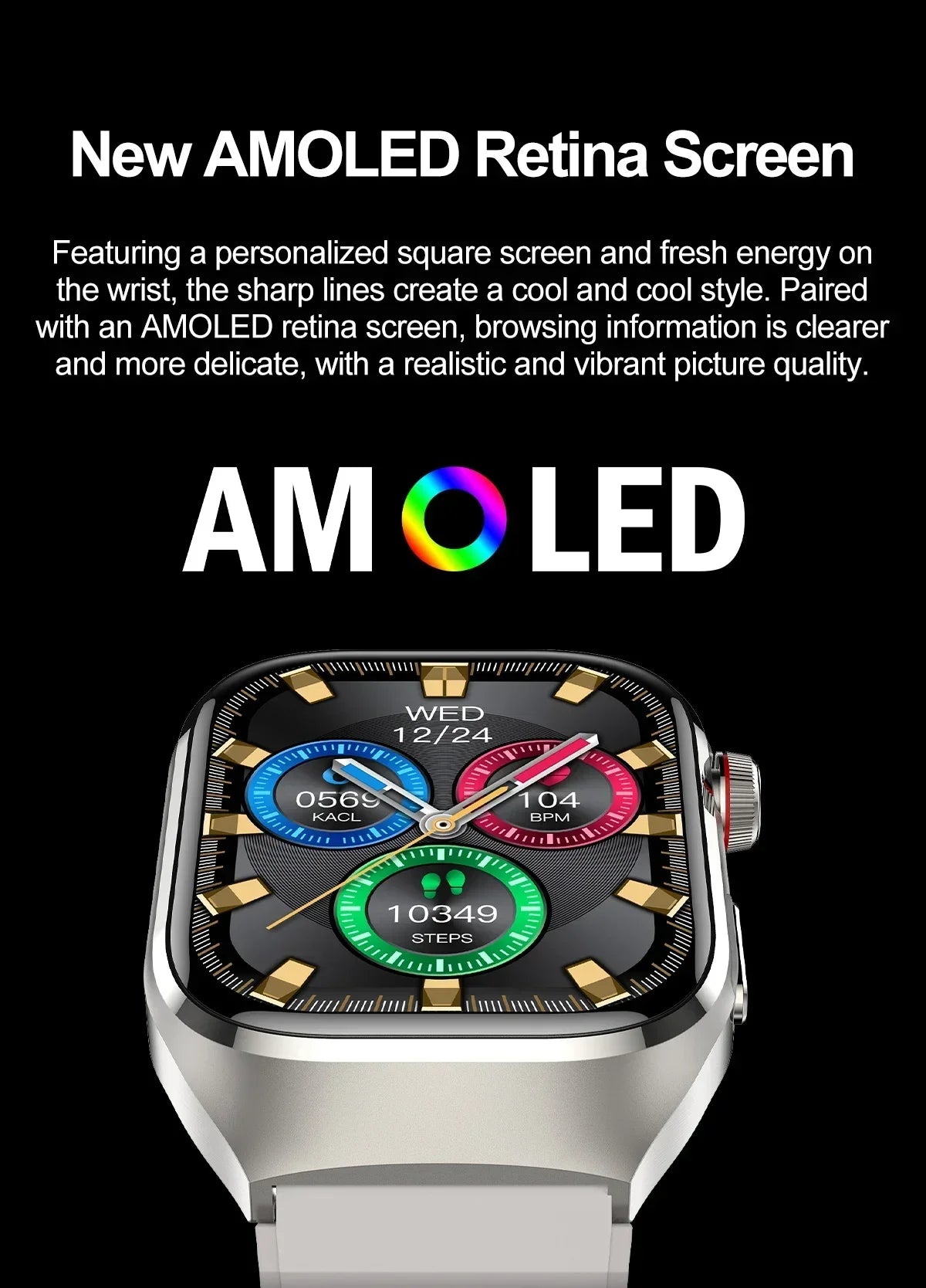 Xiaomi pression artérielle acide uricique graisse corporelle Smartwatch Micro examen physique orgue santé montres Bluetooth appel montre intelligente