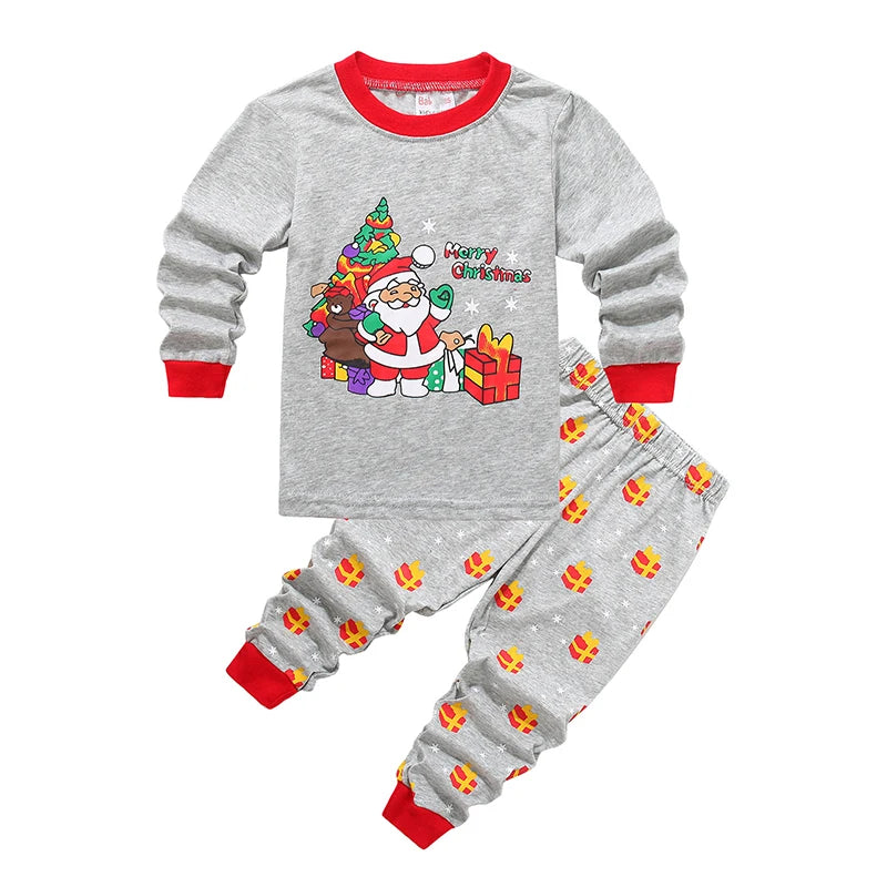 Little maven hiver automne garçons filles ensembles 2025 noël t-shirts hauts + pantalons ensembles enfants vêtements enfants vêtements coton