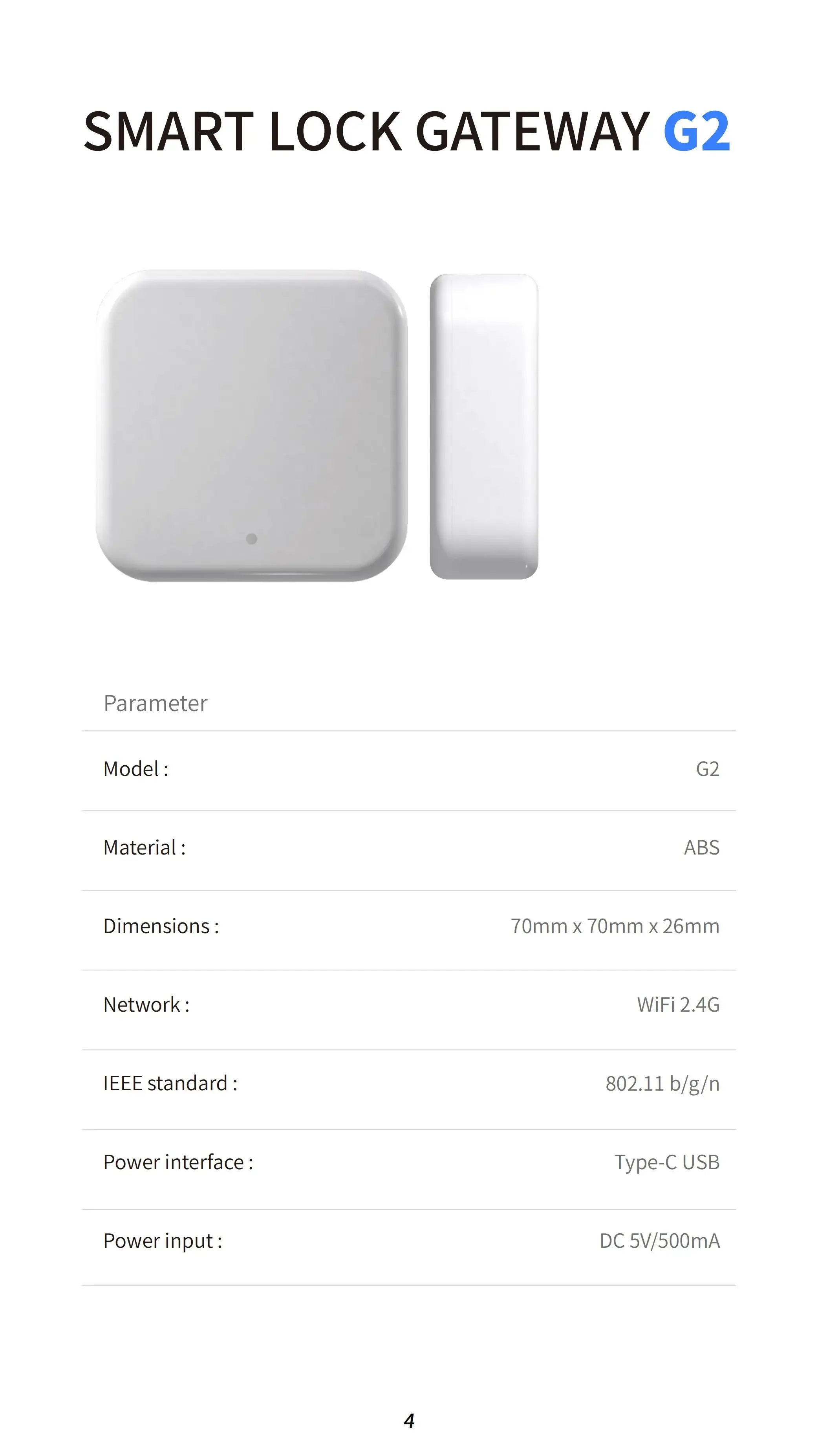 TTLOCK passerelle G2 G3 G3P G4 Bluetooth vers Wifi passerelle Hub WIFI/RJ45/POE/4G TLE pour serrure de porte de maison intelligente Ttlock App contrôle de téléphone