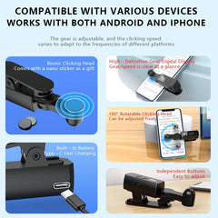 Clicker automatique d'écran pour applications de téléphone intelligent, Gadget de Streaming vidéo en direct, écran de jeu pour Smartphone, trépieds tactiles, fournitures d'écran