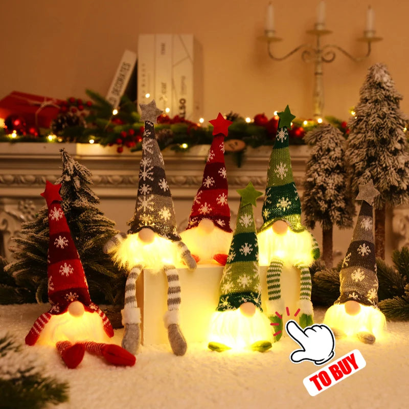 Jouets d'ornement de Noël pour enfants, père Noël sautant, wapiti, bonhomme de neige, fournitures de fête de la maternelle, cadeaux du Nouvel An