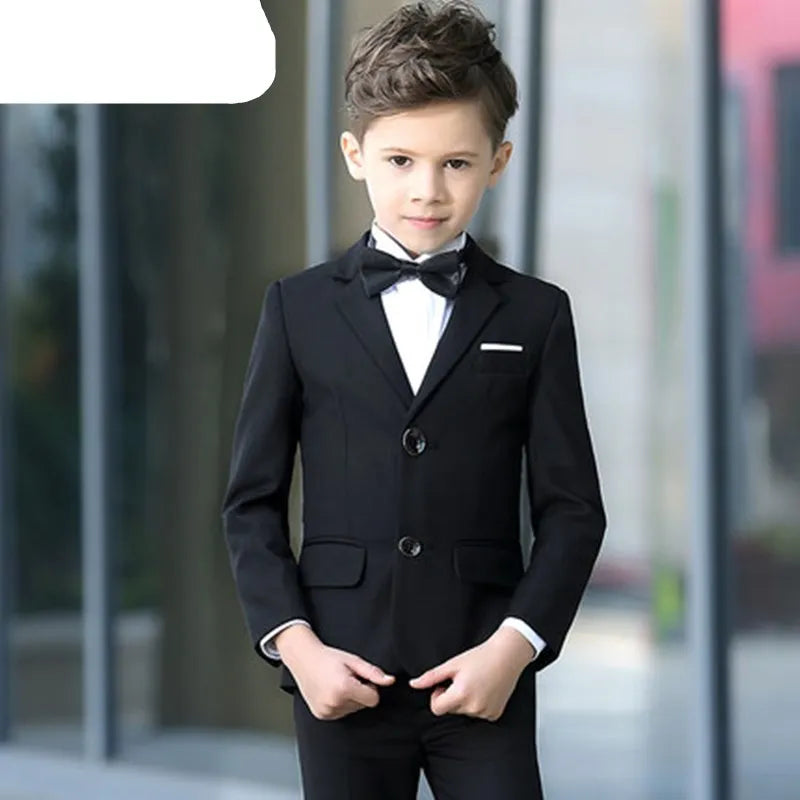 Formal suit for boys, for weddings, white party blazer, trousers, christening outfit, children's suit, prom tuxedo set for men and teenagers