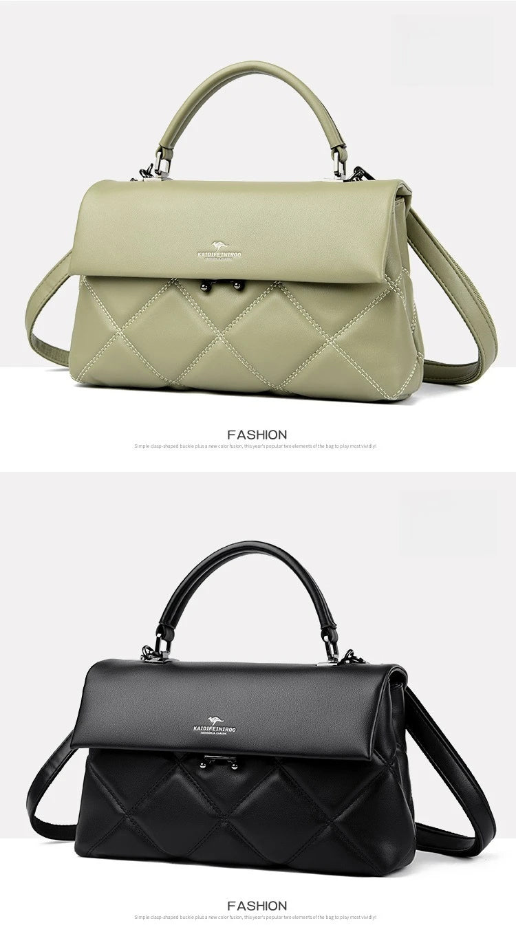 Sac pour femmes nouvelle tendance sacs à main coréens concepteur de luxe marque dames sacs à bandoulière en cuir souple mode polyvalent sacs à bandoulière